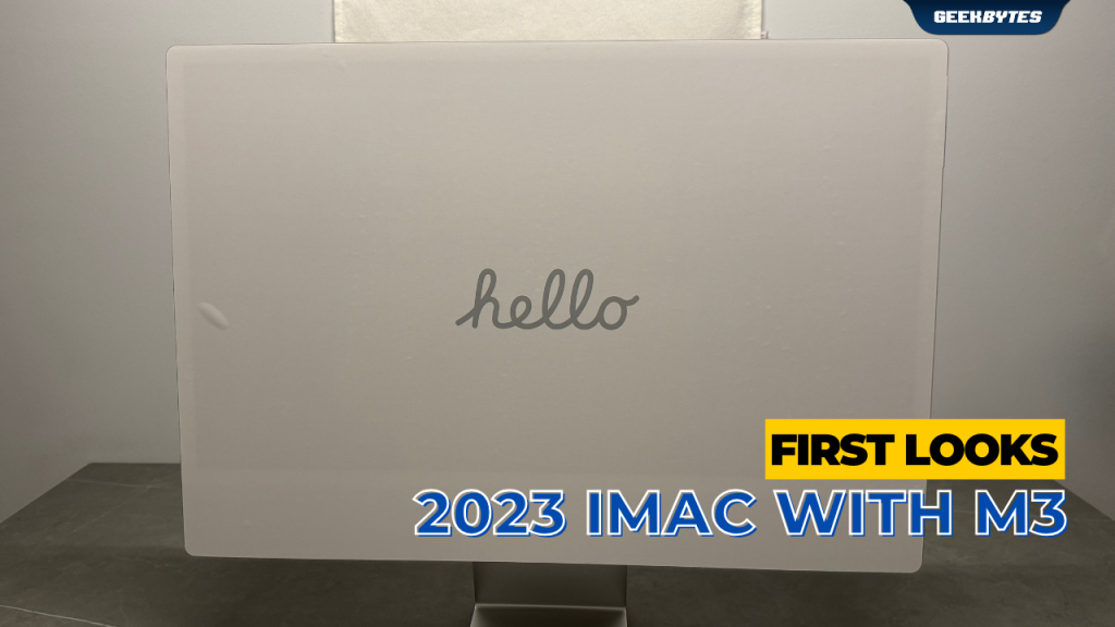 First Looks: The All-In-One iMac 2023 - GeekBytes