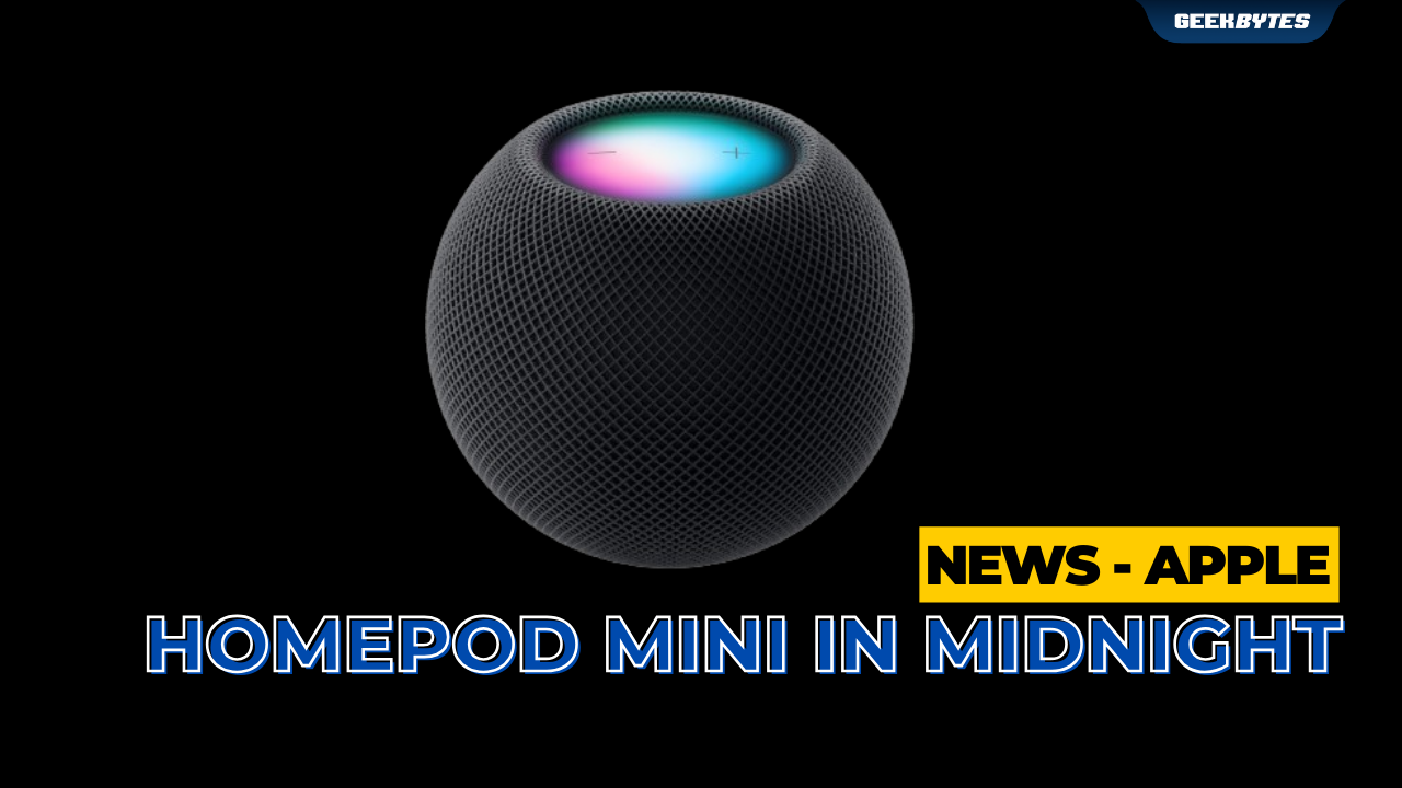 HomePod mini in midnight
