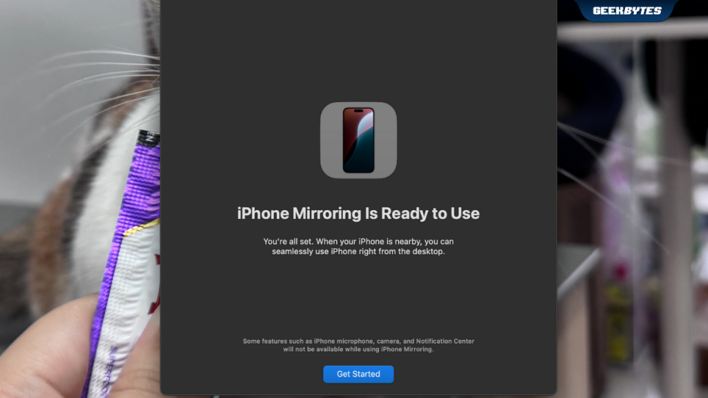 macOS Sequoia Beta iPhone Mirroring 2