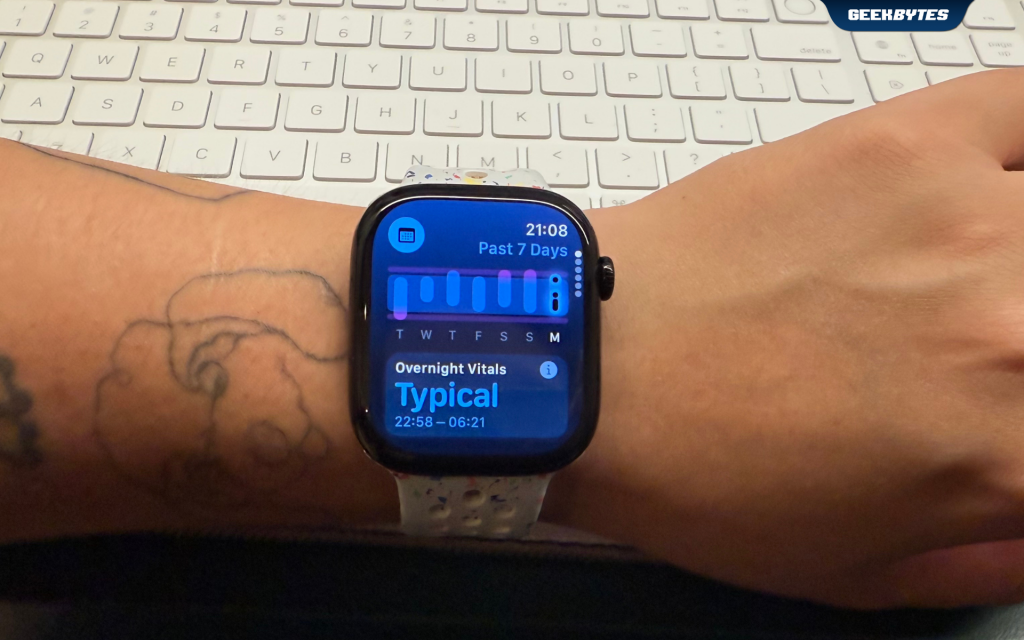 Apple Watch Vitals app